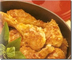 Pollo con Costra de Almendras. Receta | cocinamuyfacil.com