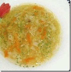 Sopa Juliana de Verduras. Receta | cocinamuyfacil.com