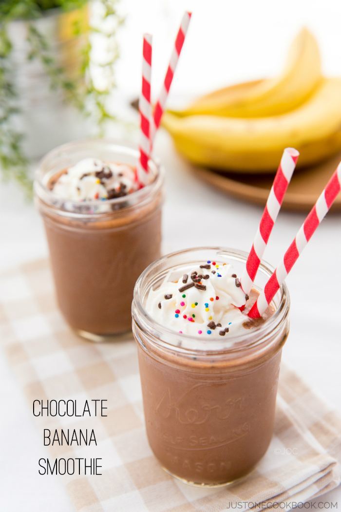Chocolate Banana Smoothie from Just one Cookbook