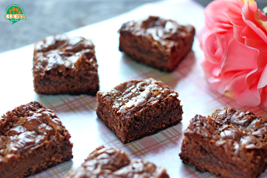 Brownies de Nutella. Receta para San Valentín | cocinamuyfacil.com