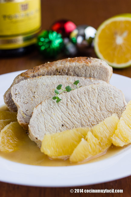 Lomo de Cerdo a la Naranja. Receta para Navidad | cocinamuyfacil.com