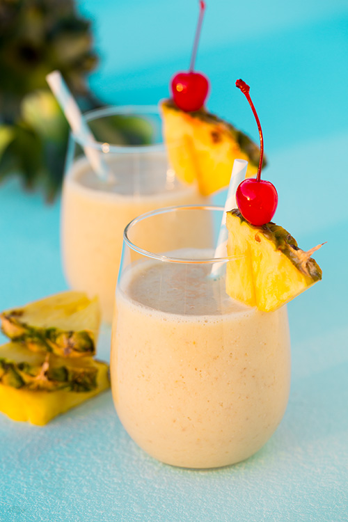 Pina Colada Oat Breakfast Smoothie from Cooking Classy