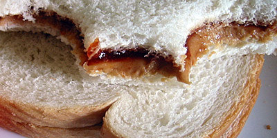 Bocadillo para el trabajo: Sandwich de crema de cacahuate