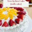 Tres leches cake (milk cake) recipe | cocinamuyfacil.com