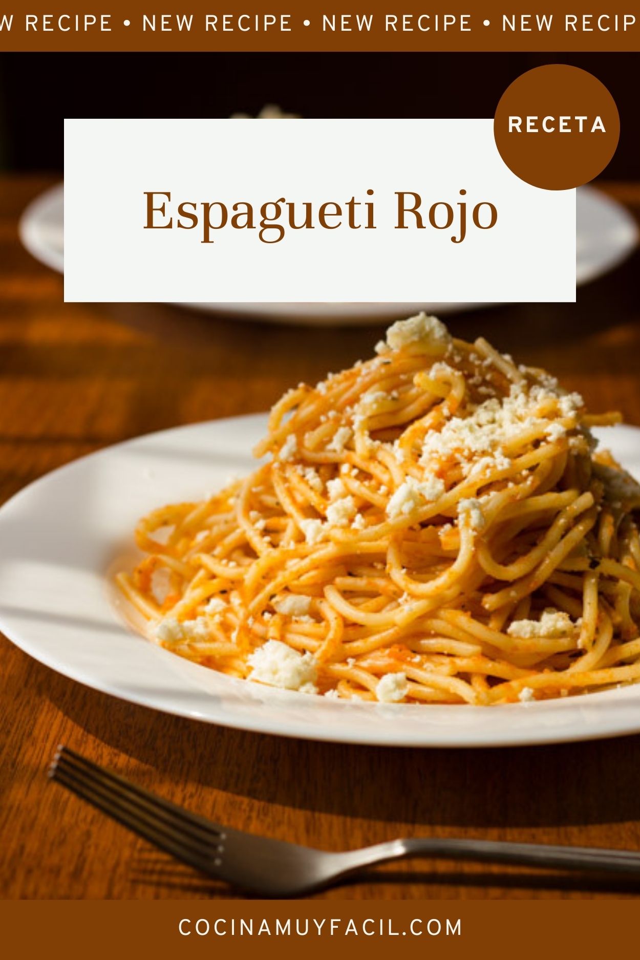 Espagueti Rojo. Receta | cocinamuyfacil.com