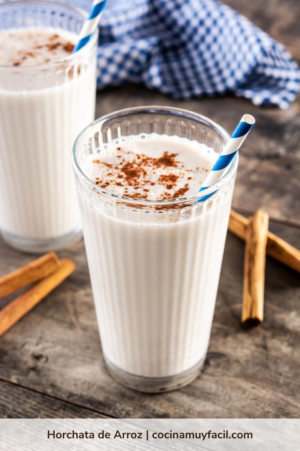Horchata de arroz. Receta Cocina Muy Facil