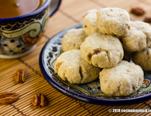 Mexican walnut cookies (Polvorones). Recipe